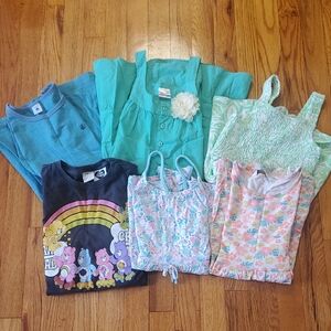 Petit Bateau Kids Dresses in Blue, Green, and Pink